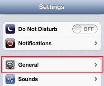 Apple iOS - Settings