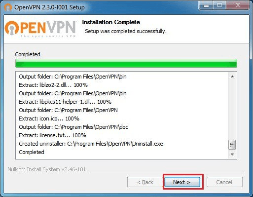 OpenVPN - Setup - Step 6