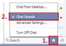 Chat sounds location when button is on bottom.