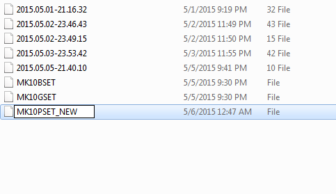 Mortal Kombat save files in folder
