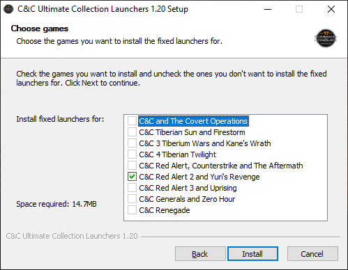C&C Ultimate Collection Launchers 1.20 setup