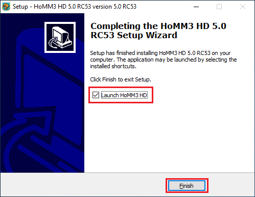 HoMM3 HD RC 5.0 installer step 4