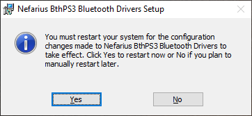 Restart your computer after driver finish installing.
